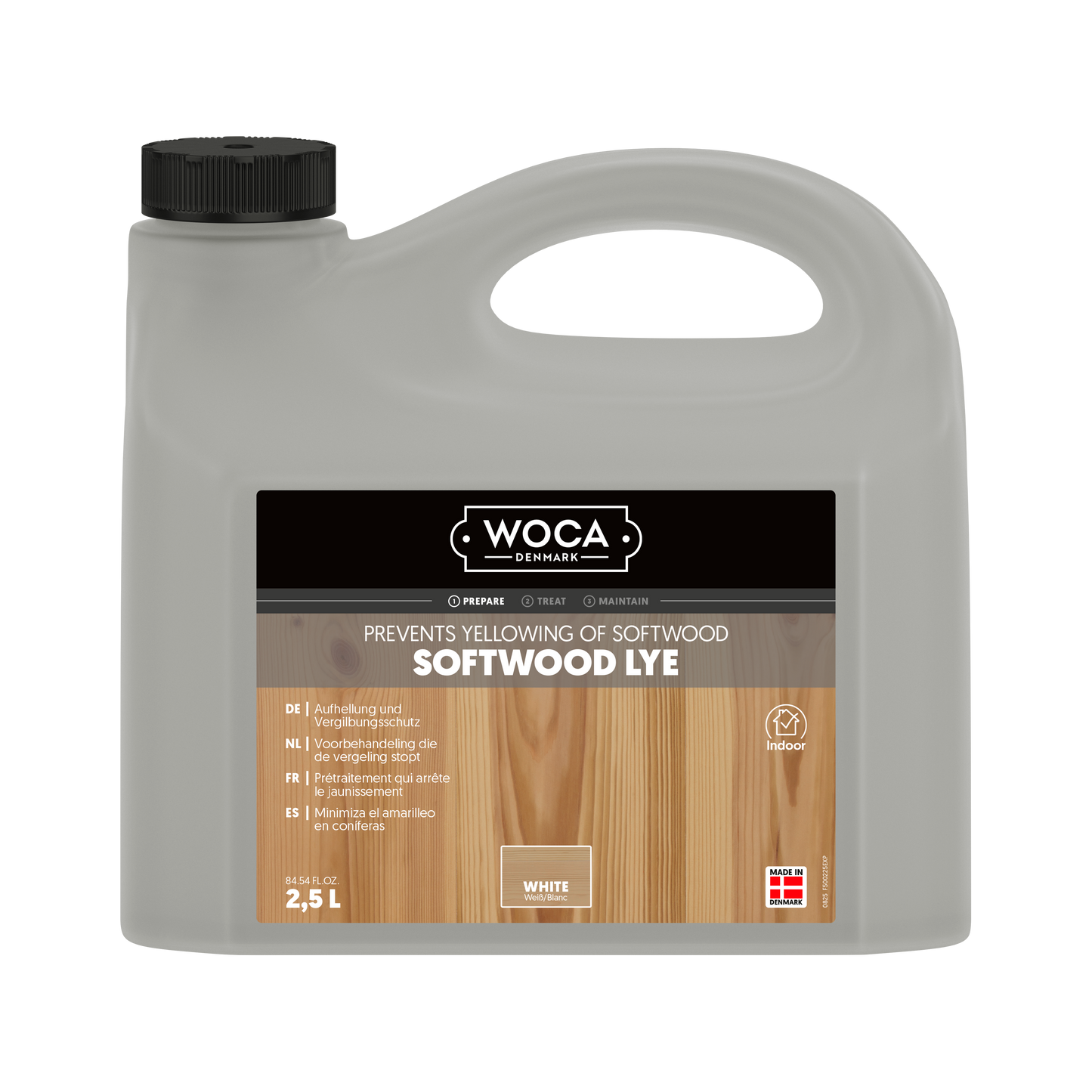 lessive de bois résineux