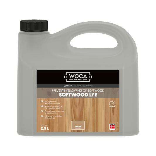 lessive de bois résineux